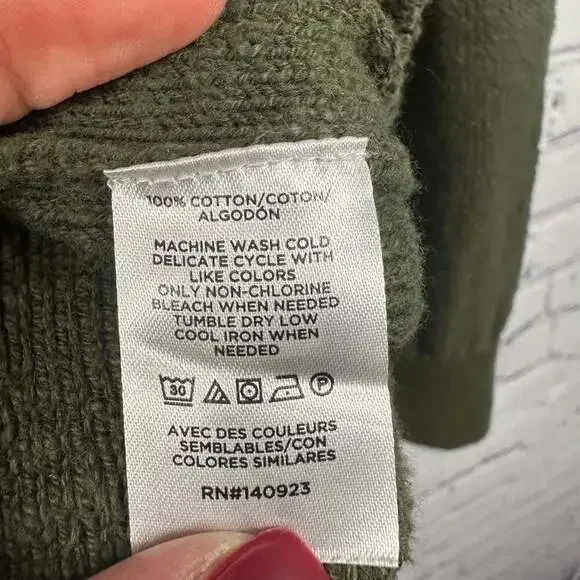 LOFT Drop Shoulder Cardigan Grandma Sweater Size Large - Picture 6 of 6